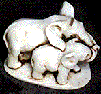 Elephant and Baby candle