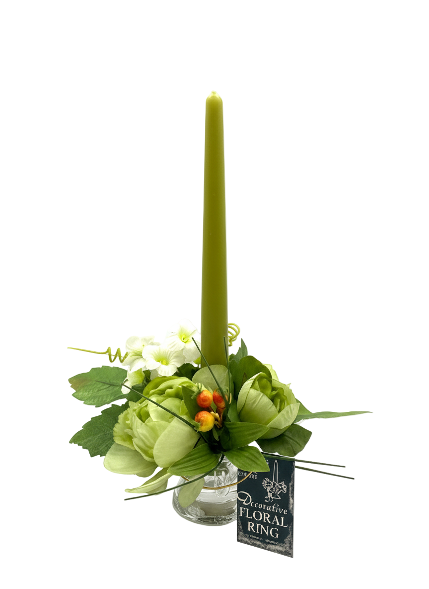 Peony Bell Flower Candle Ring