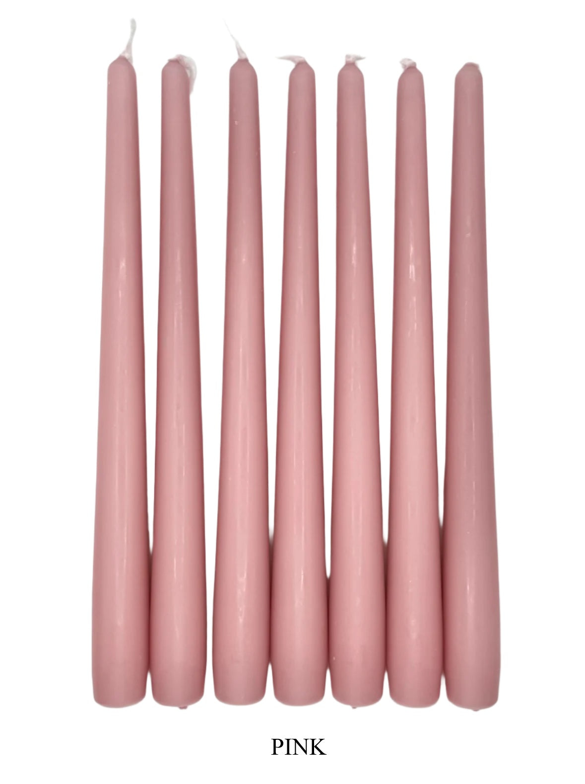 Pink dinner Candle 10" (single/case 100)