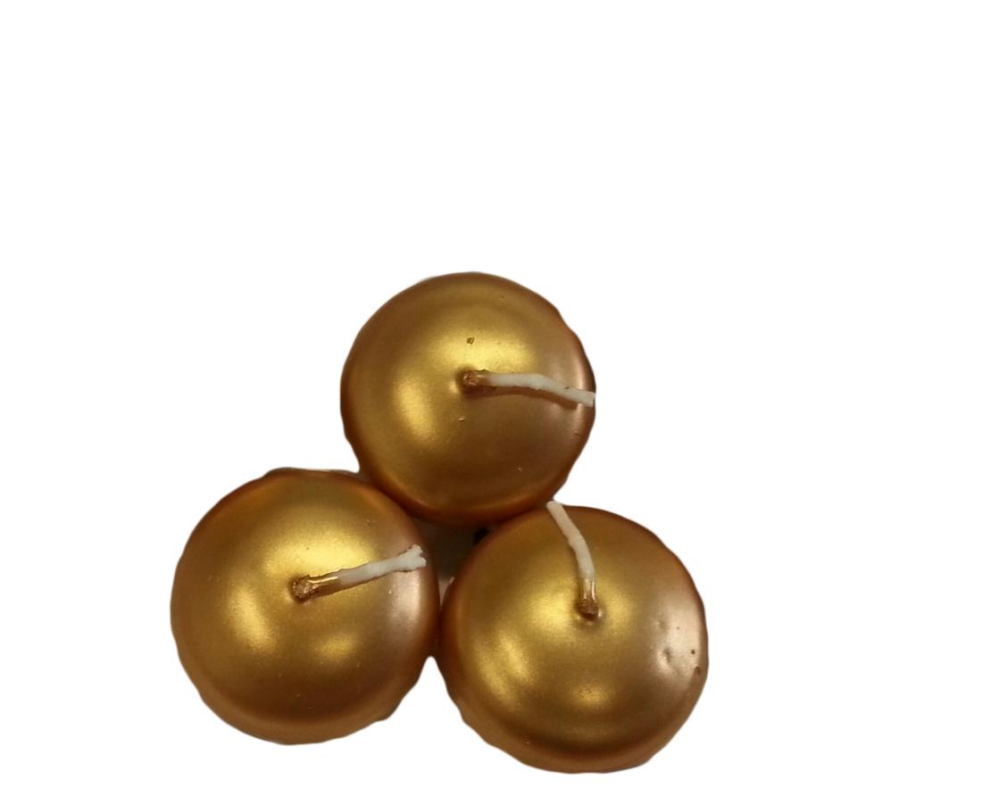 Gold Floating Candles