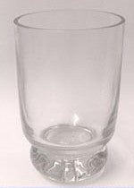 Heavy Bottomed Glass Hurricane Lamp