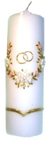 Candles for  weddings and wedding favours