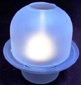 Frosted two-piece Night Light Holder