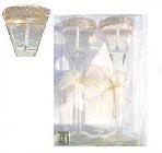 Gold Champagne Glass Candles