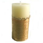 Spun Gold Cream Candle