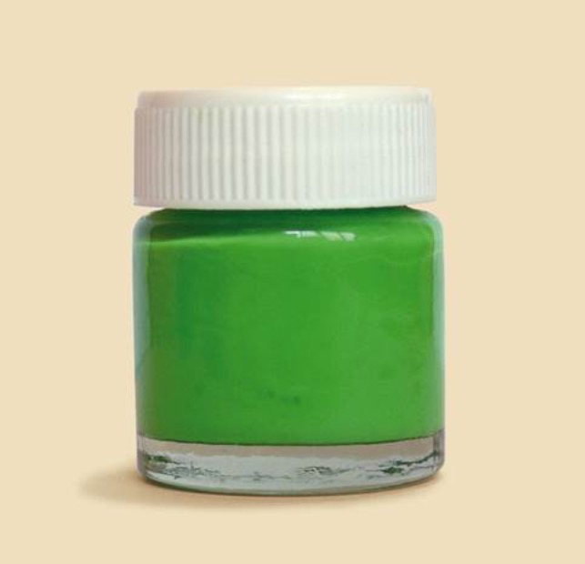 Green paint for candles