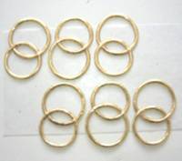 Wax Applique Gold Rings card of 5