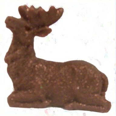 Large Reindeer Candle