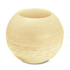 20cm Ivory Wax Lantern Ball