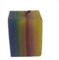 Square Rainbow Candle