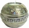 Silver Hammered Ball Candle Holder Thumbnail