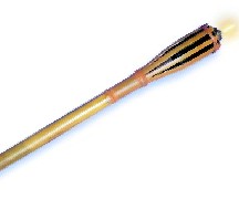 Pack of 3 Bamboo Garden Torches (65cm tall)