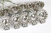Pack of 10 Silver or Gold Christmas Tree Candle Holders