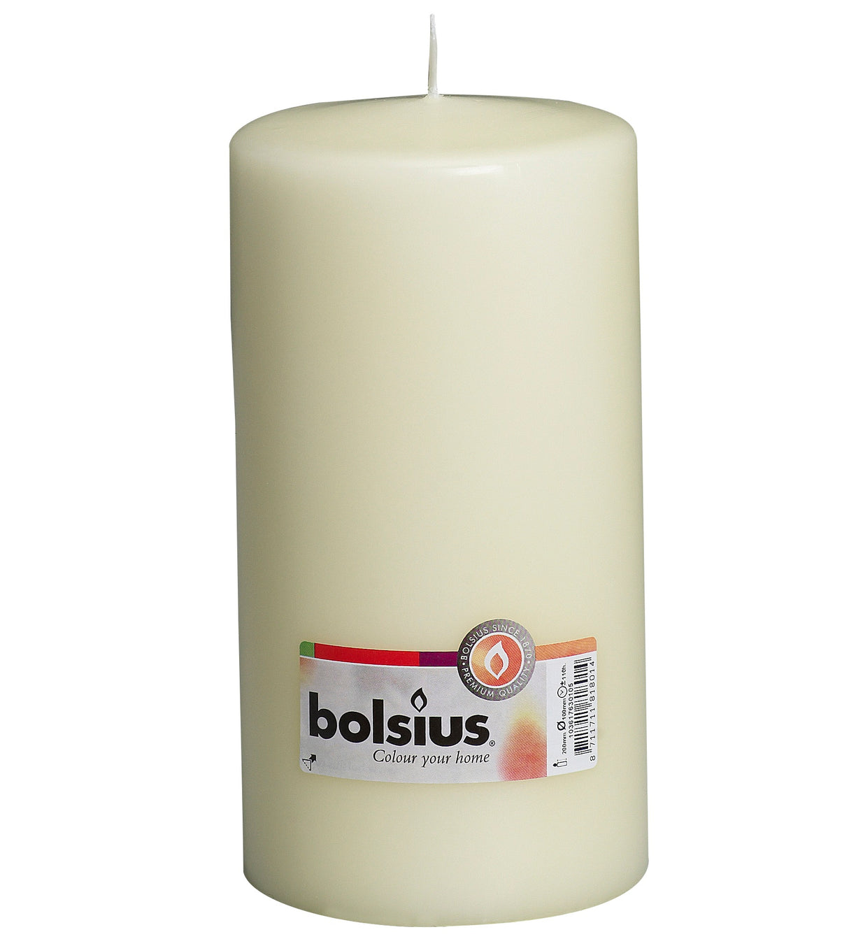 Ivory Pillar Candles