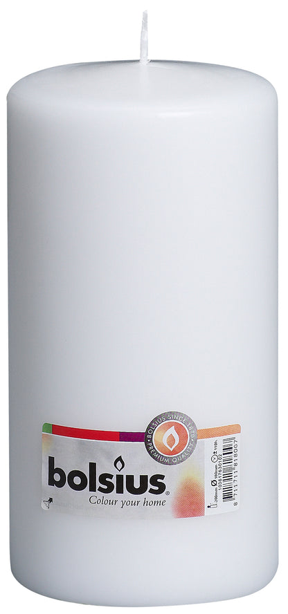White Pillar Candles
