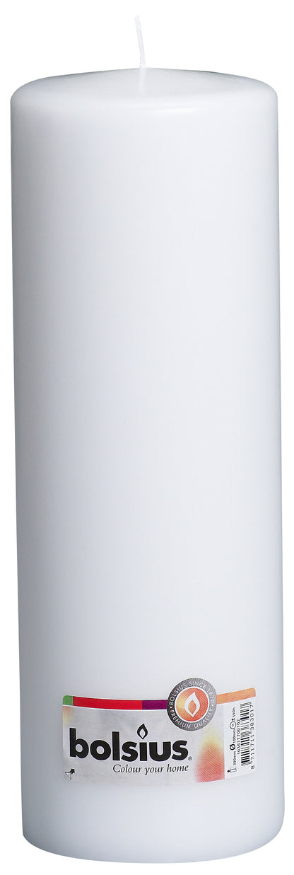 White Pillar Candles