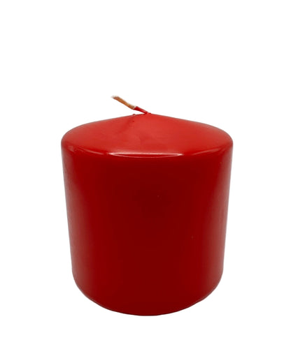 Red Pillar Candles