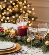Red Pillar Candles