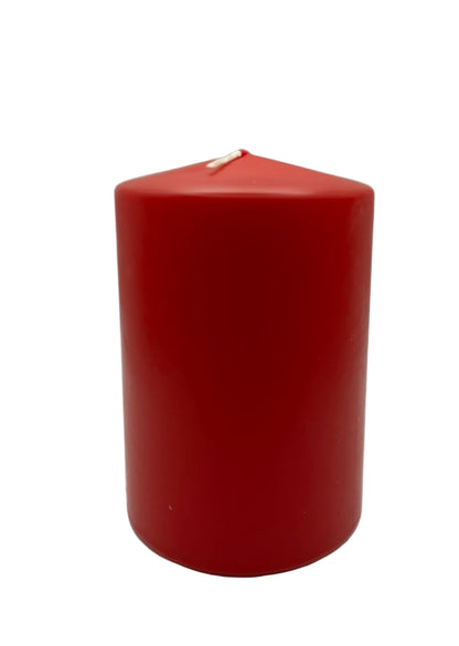 Red Pillar Candles