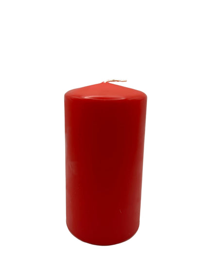 Red Pillar Candles
