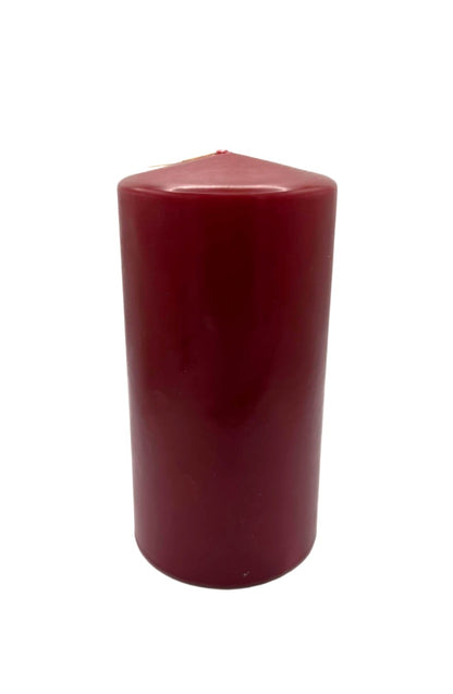 Wine Red Pillar Candles