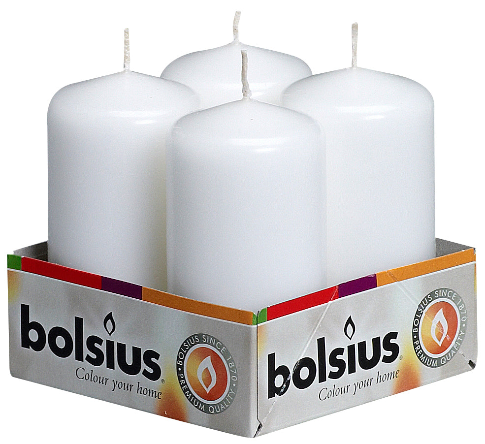 White Pillar Candles