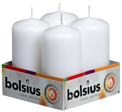 White Pillar Candles