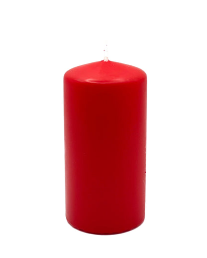 Red Pillar Candles