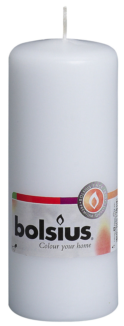 White Pillar Candles