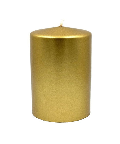Gold & Silver  Pillar Candles
