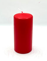 Red Pillar Candles