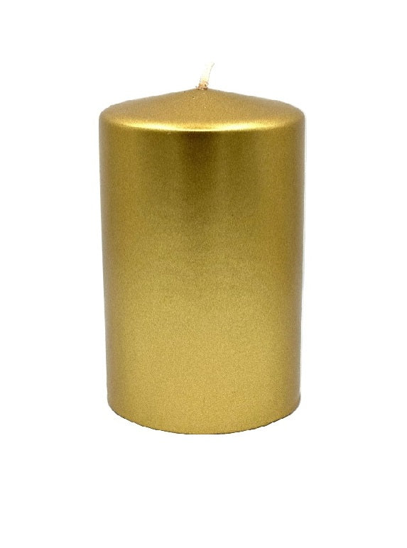 Gold & Silver  Pillar Candles