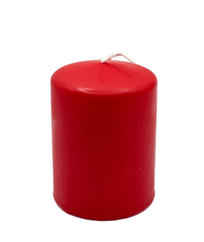 Red Pillar Candles