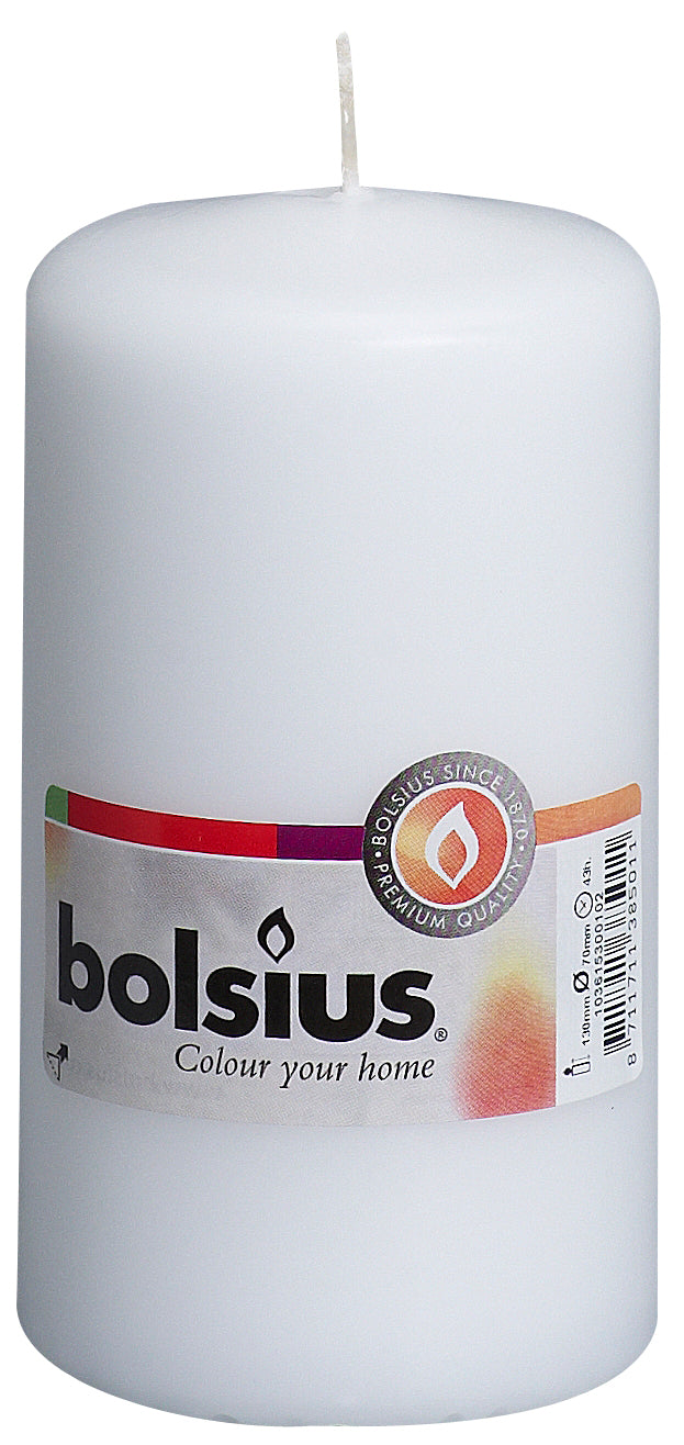 White Pillar Candles