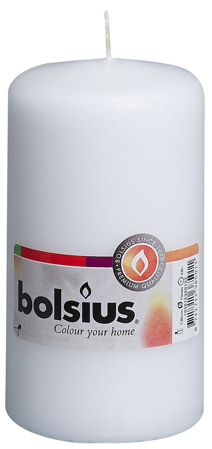 White Pillar Candles
