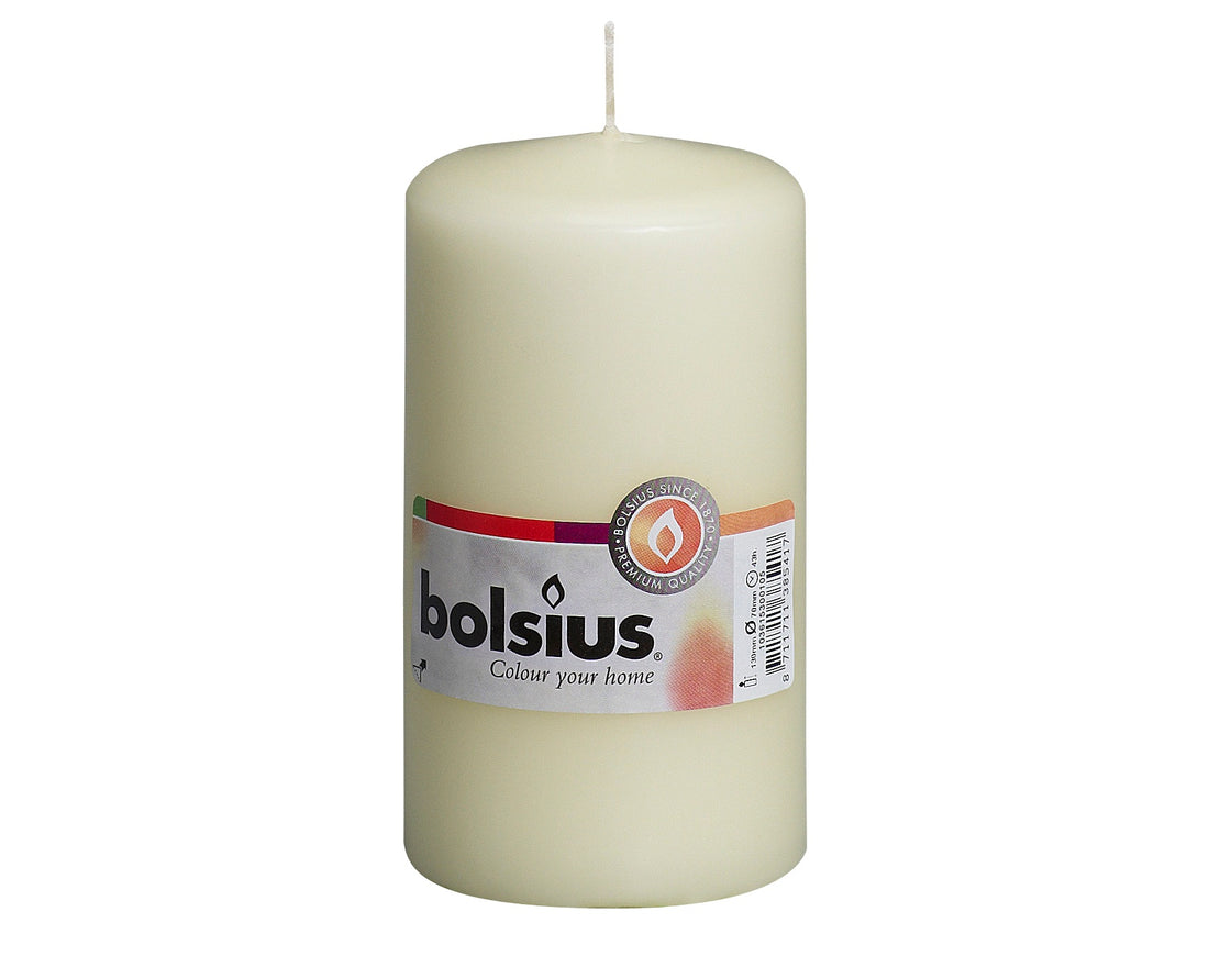 Bulk Discount Ivory Pillar Candles