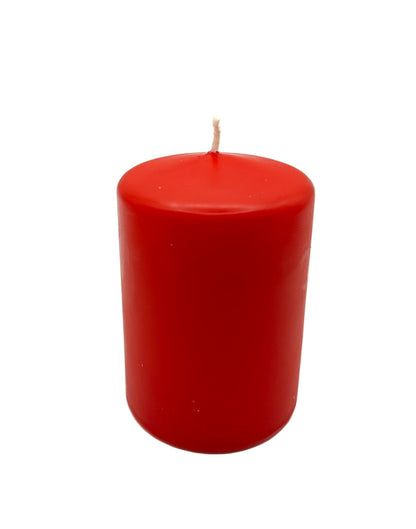 Red Pillar Candles