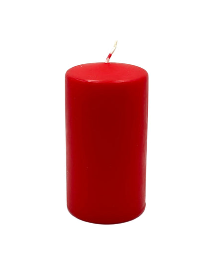 Red Pillar Candles