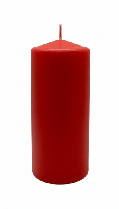 Red Pillar Candles