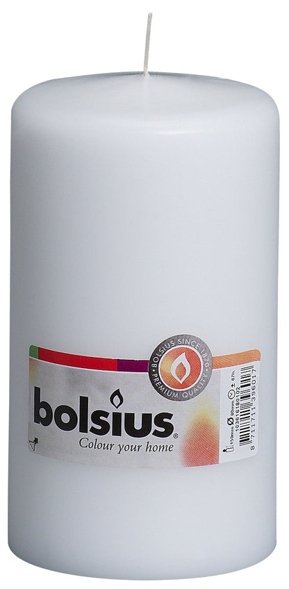 White Pillar Candles
