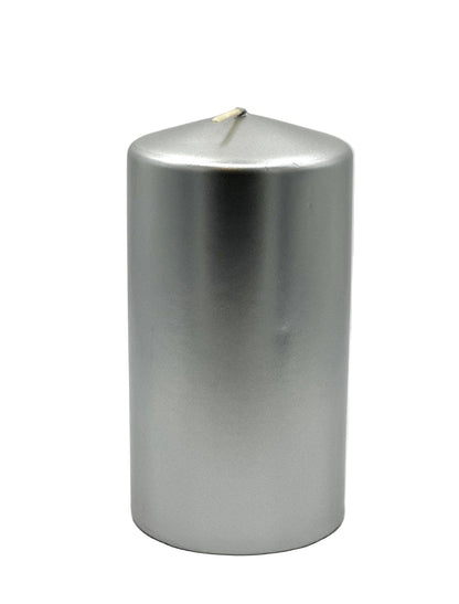 Gold & Silver  Pillar Candles