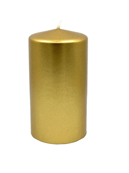 Gold & Silver  Pillar Candles