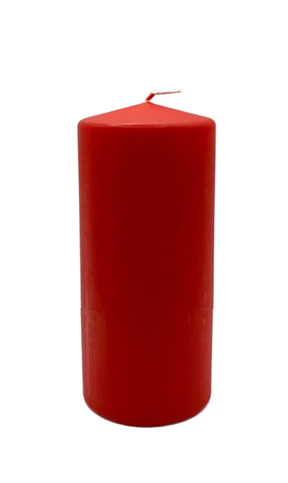 Red Pillar Candles