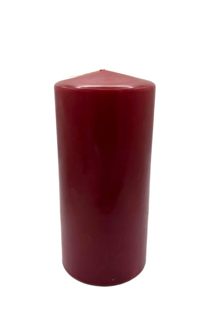 Wine Red Pillar Candles