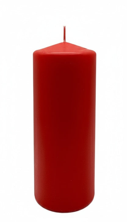 Red Pillar Candles
