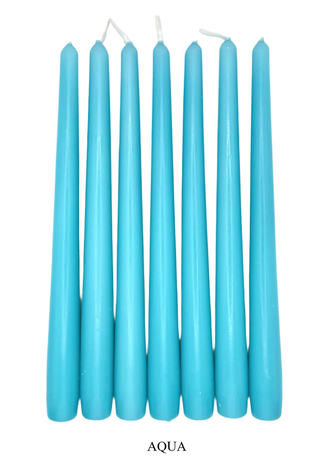 Aqua Dinner Candle 10" (Single/Case 100)