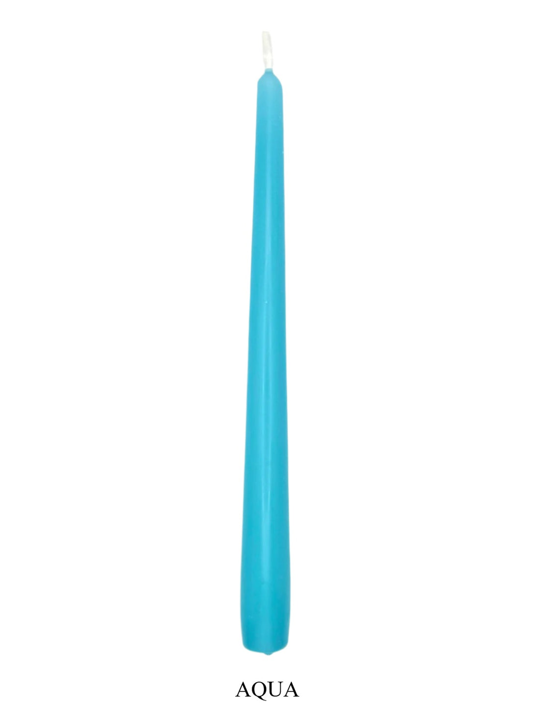 Aqua Dinner Candle 10" (Single/Case 100)