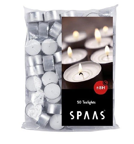 8 hour Tea Lights (bag of 50/box of 500)