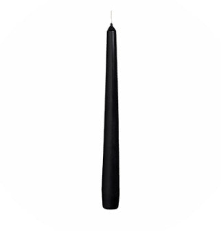 Black Dinner Candles