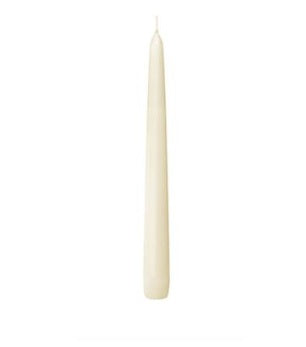 Ivory Dinner Candle 24cm (single/case100)